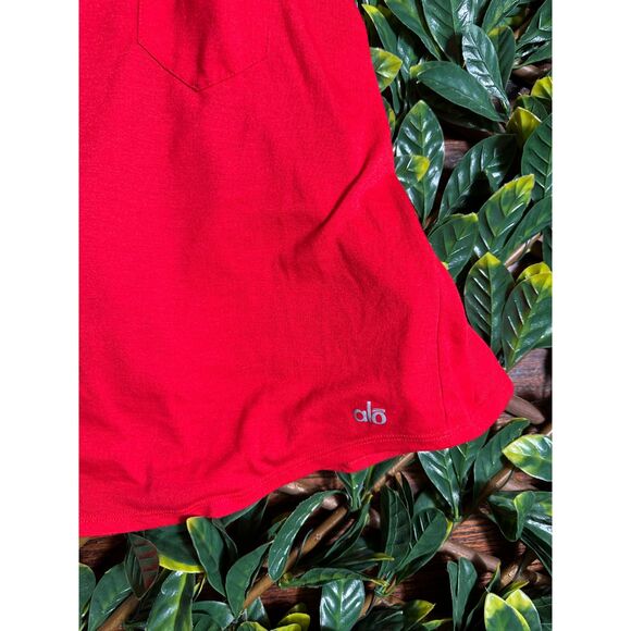 Alo Red Workout Tank Size Small - Picture 4 of 7